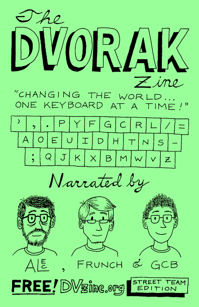 Cover to "The Dvorak 'Zine"